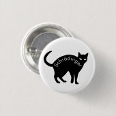 Badge Rond 2,50 Cm Le chat de Schrödinger (Devant & derrière)