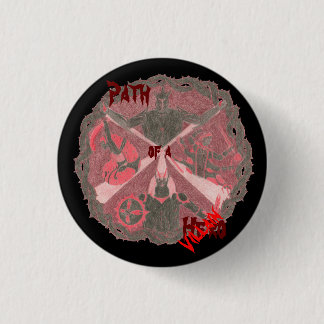 Badge Rond 2,50 Cm Le "chemin les voyous de héros" symbolisent (avec