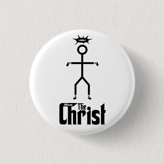 Badge Rond 2,50 Cm Le Christ (Devant)