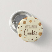Badge Rond 2,50 Cm Le cookie de la Pantry (Devant & derrière)