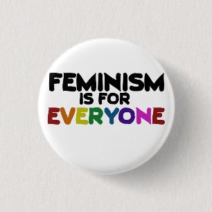 Badge Rond 2,50 Cm Le féminisme est pour tous