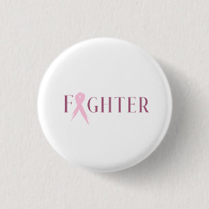 Badge Rond 2,50 Cm Le fond d'Awarness de cancer du sein