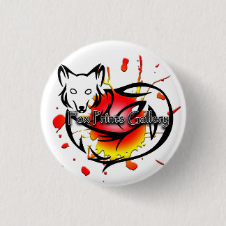 Badge Rond 2,50 Cm Le Fox imprime le bouton de galerie