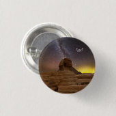 Badge Rond 2,50 Cm Le Grand Sphinx De Gizeh (Devant & derrière)