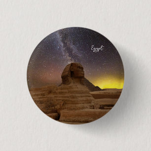 Badge Rond 2,50 Cm Le Grand Sphinx De Gizeh