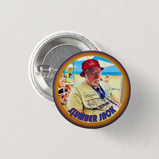 Badge Rond 2,50 Cm Le Jack de bois (Devant & derrière)