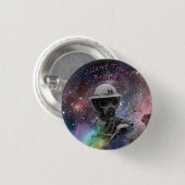 Badge Rond 2,50 Cm Le Masquer-Petit bouton silencieux (Devant & derrière)