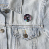 Badge Rond 2,50 Cm Le Masquer-Petit bouton silencieux (En situation)