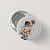 Badge Rond 2,50 Cm le mitjo prennent le bouton (Devant & derrière)