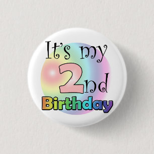 Badge Rond 2,50 Cm Le My Birthday de Roze It