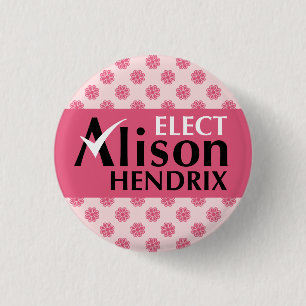 Badge Rond 2,50 Cm Le noir orphelin élisent Alison Hendrix