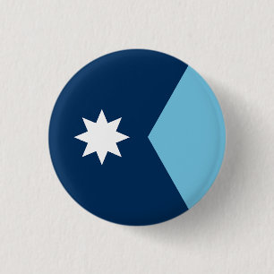 Badge Rond 2,50 Cm Le nouveau drapeau de l'État du Minnesota (redesig
