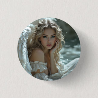 Badge Rond 2,50 Cm Le paradis dans ses yeux : Ange de la Merveille tr