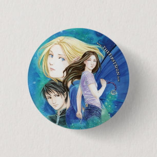 Badge Rond 2,50 Cm Le premier signe, bouton de trio