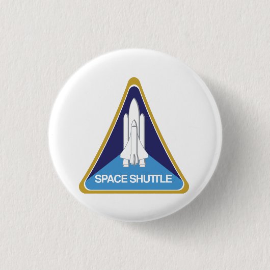 Badge Rond 2,50 Cm Le programme de navette spatiale (Devant)