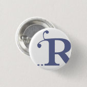 Badge Rond 2,50 Cm Le R (Devant & derrière)