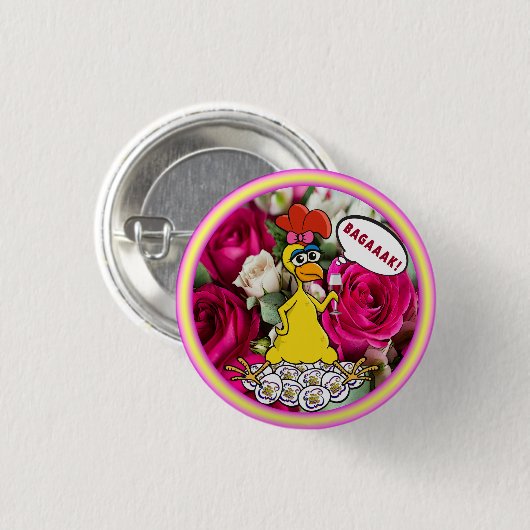 Badge Rond 2,50 Cm Le Rozinfandel (Devant & derrière)