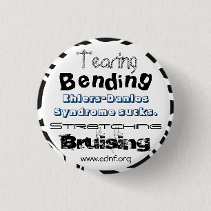 Badge Rond 2,50 Cm Le syndrome d'Ehlers-Danlos suce