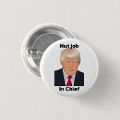 Badge Rond 2,50 Cm Le travail d'écrou dans l'anti protestation en (Devant & derrière)