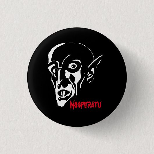 Badge Rond 2,50 Cm Le Vampire Nosferatu (Devant)