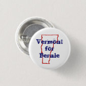 Badge Rond 2,50 Cm Le Vermont pour Bernie (Devant & derrière)