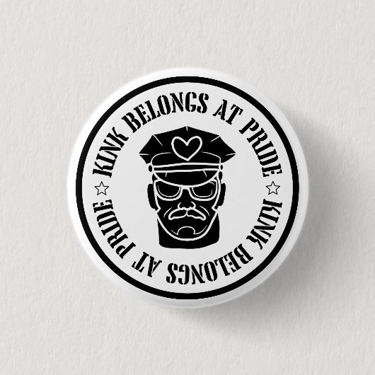 Badge Rond 2,50 Cm Leather Roots (Devant)