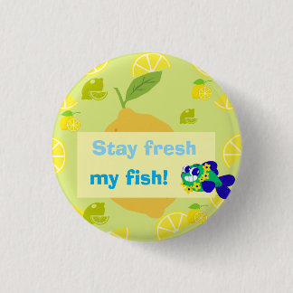 Badge Rond 2,50 Cm Lemon Vibes