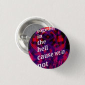 Badge Rond 2,50 Cm L'enfer (Devant & derrière)