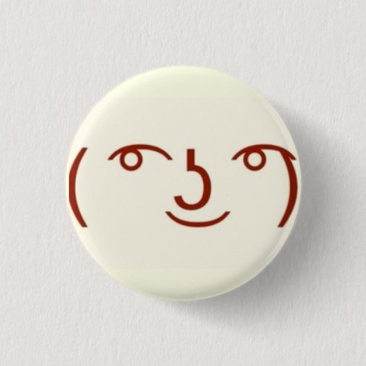Badge Rond 2,50 Cm Lenny (͡°͜ʖ͡°) (Devant)