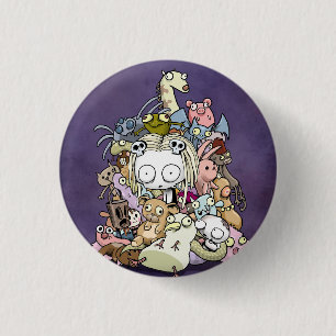 Badge Rond 2,50 Cm Lenore : Toy Pile