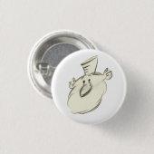 Badge Rond 2,50 Cm Leonardo - bouton petit (Devant & derrière)