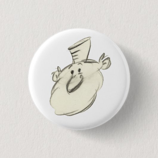 Badge Rond 2,50 Cm Leonardo - bouton petit (Devant)
