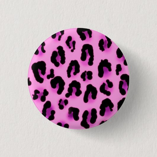 Badge Rond 2,50 Cm léopard (Devant)