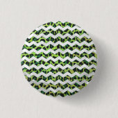 Badge Rond 2,50 Cm Leopard Chevron noir et vert (Devant)