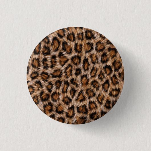 Badge Rond 2,50 Cm Leopard Fur Spots Pattern (Devant)