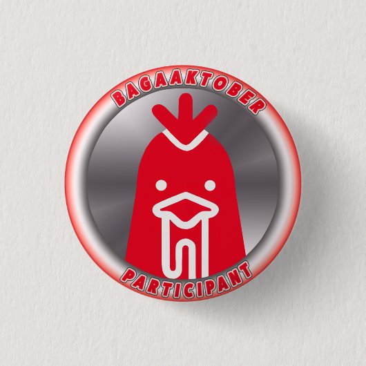 Badge Rond 2,50 Cm L'épingle de bagaaktober (Devant)
