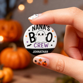 Badge Rond 2,50 Cm L'équipe fantôme de Nana 1 Nom du petit-enfant Hal