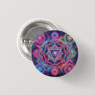 Badge Rond 2,50 Cm Les 7 Chakras´10