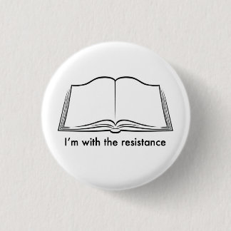Badge Rond 2,50 Cm Les bibliothécaires mènent la résistance