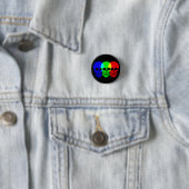 Badge Rond 2,50 Cm Les Crânes (En situation)