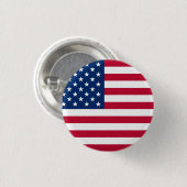 Badge Rond 2,50 Cm Les Etats-Unis diminuent (Devant & derrière)