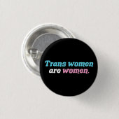 Badge Rond 2,50 Cm Les femmes trans sont des femmes (Devant & derrière)