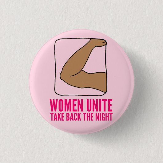 Badge Rond 2,50 Cm Les "femmes unissent - rapportez la nuit " (Devant)
