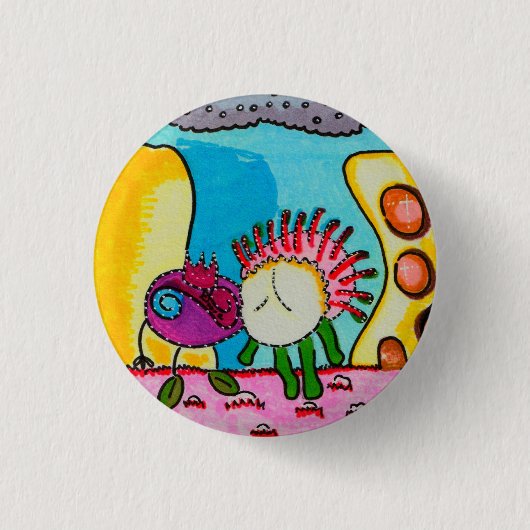 Badge Rond 2,50 Cm Les fruits (Devant)