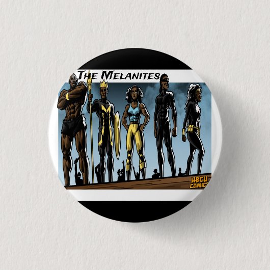 Badge Rond 2,50 Cm Les Melanites (Devant)