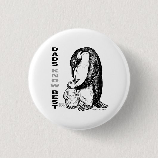 Badge Rond 2,50 Cm Les papas connaissent mieux (Devant)