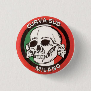 Badge Rond 2,50 Cm Lessive de Curva - Milan - Italie