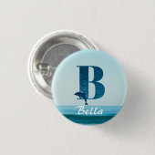 Badge Rond 2,50 Cm Lettre B (Devant & derrière)