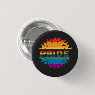 Badge Rond 2,50 Cm LGBT+Fierté amour. Arc-en-ciel