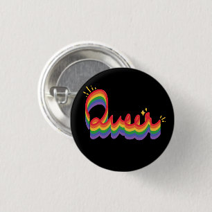 Badge Rond 2,50 Cm LGBT+ Pride. L'amour gay.